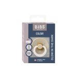 Bibs Colour Glow Natural Rubber Latex Pacifier (1pc) - Vanilla Glow - Image 2