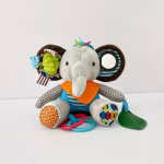 Elephant hanging plush toy, for stroller - Image 6