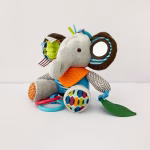 Elephant hanging plush toy, for stroller - Image 4