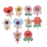 Lollipop Card Decorations, 10 Different Designs for Parties (100pcs.) - Image 3