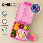 ⁦OmieBox Bento Lunch Box - Pixie Pink⁩ - الصورة ⁦3⁩