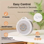 Portable White Noise Sound Machine for Sleep - Image 3