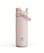 POWCAN 2-in-1 Straw and Spout Lid Insulated Water Bottle with handle, 532ml