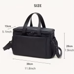 Stroller Storage Bag Durable Polyester- Black - Image 3