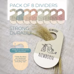 ⁦Wooden Wardrobe Divider Set- 8 pcs⁩ - الصورة ⁦4⁩