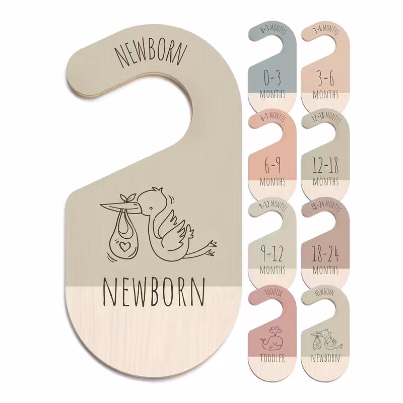 wooden wardrobe 5 Wooden Wardrobe Divider Set- 8 pcs - الصورة 1