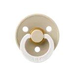 Bibs Colour Glow Natural Rubber Latex Pacifier (1pc) - Vanilla Glow - Image 3