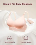 ⁦MomCozy Breastfeeding Bra- Beige (Medium)⁩ - الصورة ⁦5⁩