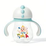 Cocomelon Leak-Proof Silicone Straw Cup, 260ml.