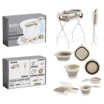 7 in1 Baby Foldable Bathtub Set