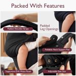 ⁦MomCozy 3 in 1 Baby Carrier, 7-45 Lbs. - Black⁩ - الصورة ⁦4⁩
