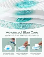 ⁦MomCozy Disposable Bamboo Nursing Pads, 80 pads⁩ - الصورة ⁦2⁩