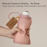 ⁦MomCozy Silicone Breast Milk Storage Bag, 260ml- (5pcs.)⁩ - الصورة ⁦9⁩