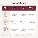 ⁦MomCozy Silver Nipple Protective Cups⁩ - الصورة ⁦2⁩