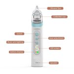 ⁦Electric Nasal Aspirator with case and 3 Silicone Tips- Grey⁩ - الصورة ⁦5⁩