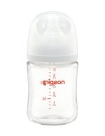 ⁦Pigeon, Soft Touch GLASS Nursing Bottle for Anti-Colic, Wide-Neck 160ml⁩ - الصورة ⁦2⁩