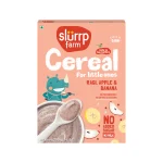 Slurrp Farm Cereal for little ones Ragi, Apple & Banana, 200g.