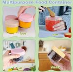 ⁦Glass Storage Container with leak proof lid- 6pcs.⁩ - الصورة ⁦3⁩