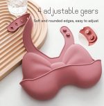 ⁦3D Butterfly Silicone Bibs⁩ - الصورة ⁦5⁩