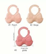 ⁦3D Butterfly Silicone Bibs⁩ - الصورة ⁦4⁩