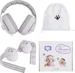 2 in 1 Baby Earmuffs Hearing Care- Grey