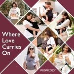 MomCozy 3 in 1 Baby Carrier, 7-45 Lbs. - Black - Image 7
