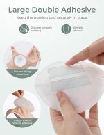 MomCozy Disposable Bamboo Nursing Pads, 80 pads - Image 5