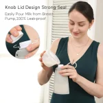 MomCozy Silicone Breast Milk Storage Bag, 260ml- (5pcs.) - Image 10