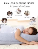 Momcozy  J-Shaped Maternity Body Pillow - Image 8