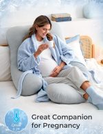 Momcozy U-Shaped Cooling Fabric Pregnancy Pillow - Image 5