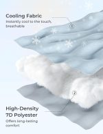 Momcozy U-Shaped Cooling Fabric Pregnancy Pillow - Image 6