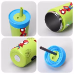 ⁦Insulated Stainless Steel Straw Cup, 12oz.⁩ - الصورة ⁦7⁩