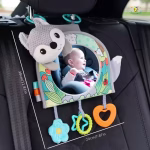 ⁦Baby Rear Mirror with Hanging Baby Interactive Toys⁩ - الصورة ⁦2⁩