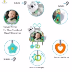 ⁦Baby Rear Mirror with Hanging Baby Interactive Toys⁩ - الصورة ⁦3⁩