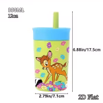⁦Insulated Stainless Steel Straw Cup, 12oz.⁩ - الصورة ⁦4⁩