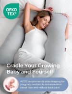 Momcozy U-Shaped Cooling Fabric Pregnancy Pillow - Image 4