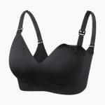 MomCozy Seamless Nursing Bra- Black