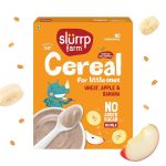 Slurrp Farm Cereal for little ones Wheat, Apple & Banana, 300g .