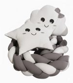Star, Cloud and Braided Pillows