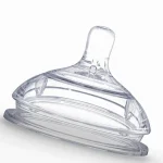 ComoTomo Natural Silicone Nipple, Variable Flow (Y-Cut Thicker Fluids- 6M+) 2pcs. - Image 2