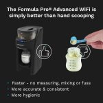 ⁦Baby Brezza Formula Pro Advanced WiFi Formula Dispenser- Black⁩ - الصورة ⁦3⁩
