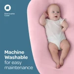 ⁦Moon, Baby Lounger 85x45cm- Pink⁩ - الصورة ⁦5⁩