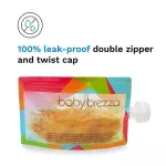 BabyBrezza Reusable Food Pouches, 10 (200ml) - Image 2