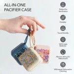 ⁦Bibs Pacifier Box - June Blossom Blush⁩ - الصورة ⁦4⁩