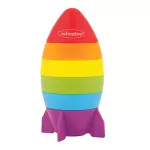 Infantino Rocket Stacker Toy - 6pcs