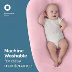 ⁦Moon, Baby Lounger 85x45cm- Pink⁩ - الصورة ⁦5⁩