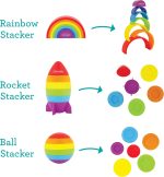 Infantino Imagination Stackers Playset, 19 pcs. - Image 2