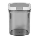 Magnetic Spoon Storage Container- 1300ml transparent Black