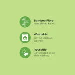 Moon Reusable Bamboo Breast Pads, 14 Pads - Image 3