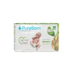 Pureborn My First Nappy Size NB Singles 1-3kg (22Nappy)
